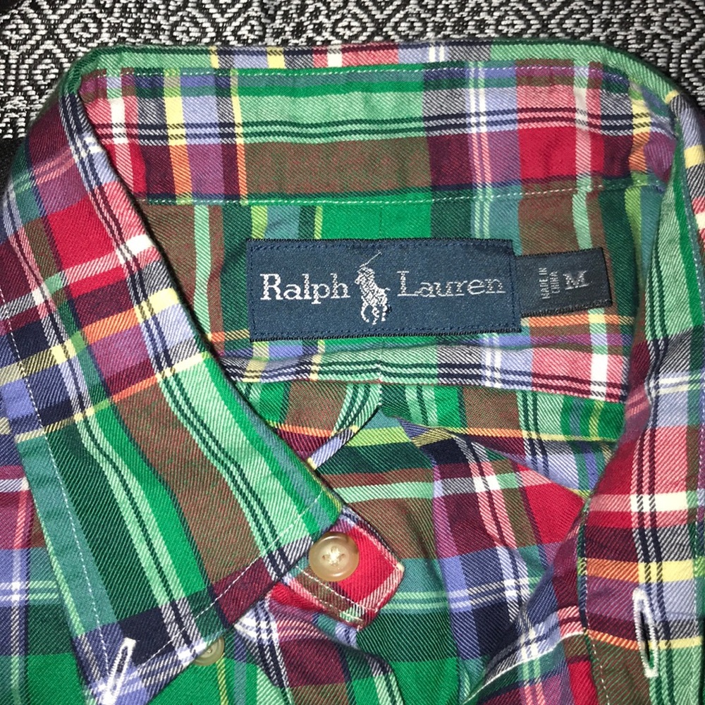 Polo Ralph Lauren plaid button down - Picture 3 of 3